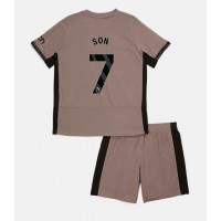 Tottenham Hotspur Son Heung-min #7 Tredje trøje Børn 2023-24 Kortærmet (+ Korte bukser)